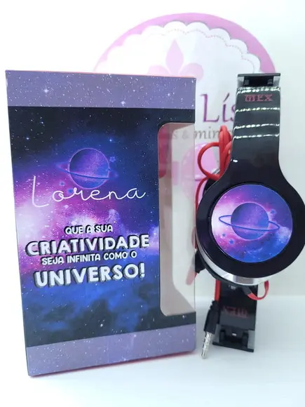 Headphone Fone de Ouvido Universo com Caixa