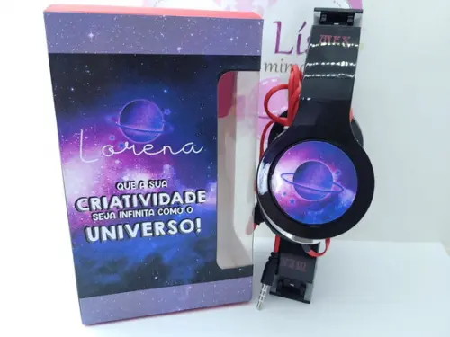 Headphone Fone de Ouvido Universo com Caixa