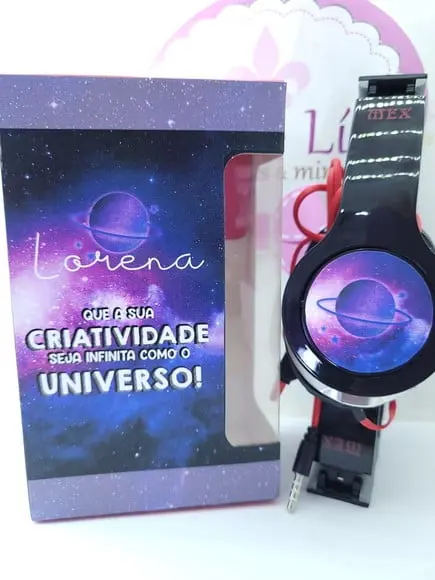 Headphone Fone de Ouvido Universo com Caixa
