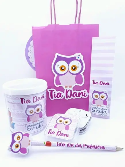 Kit Personalizado Presente Dia dos Professores