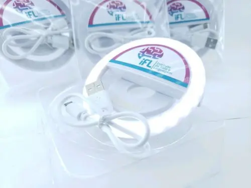 Ring Light Led Personalizado Luz Selfie Brinde Empresa
