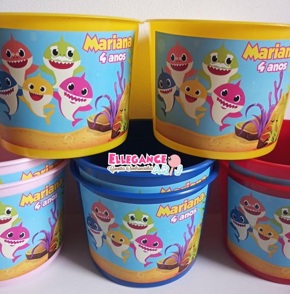 Balde de Pipoca Baby Shark