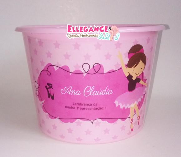 Balde de Pipoca Bailarina