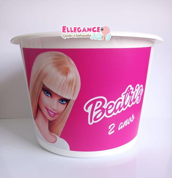 Balde de Pipoca Barbie