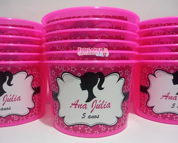 Balde de Pipoca Barbie