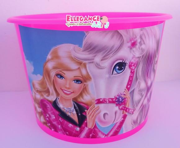 Balde de Pipoca Barbie