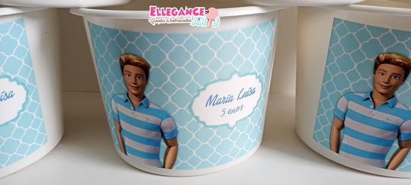 Balde de Pipoca Barbie (ken)