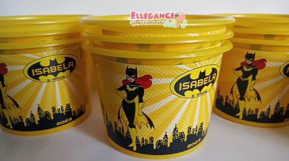 Balde de Pipoca Batgirl