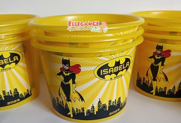 Balde de Pipoca Batgirl