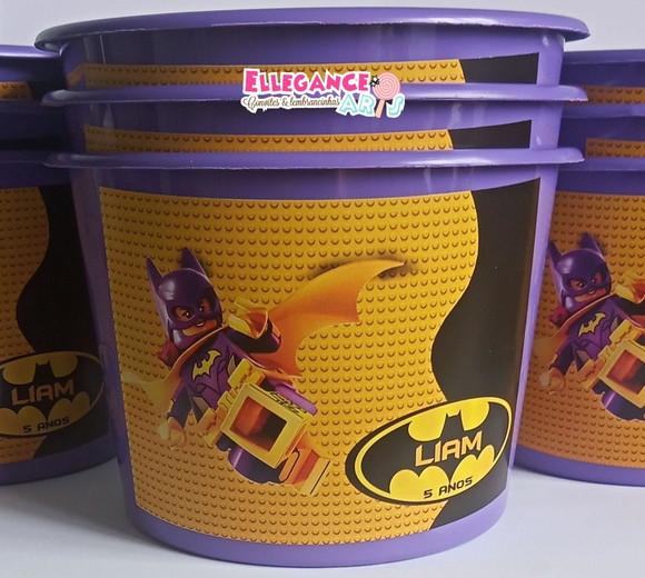 Balde de Pipoca Batgirl Lego