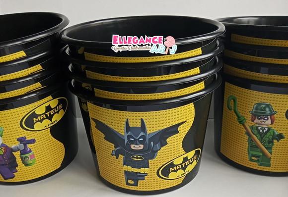 Balde de Pipoca Batman Lego