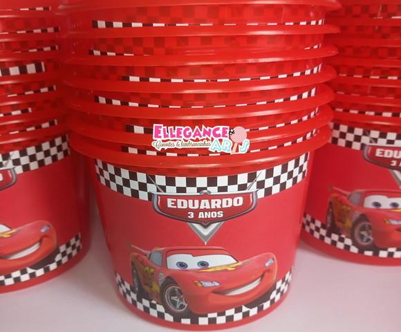 Balde de Pipoca Carros
