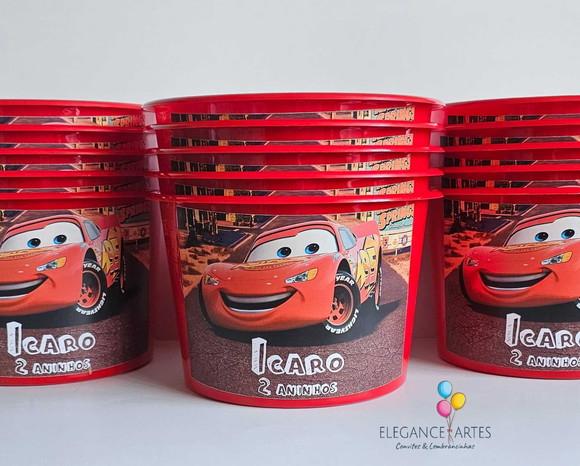 Balde de Pipoca Carros