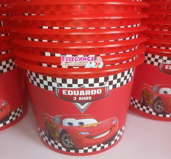 Balde de Pipoca Carros