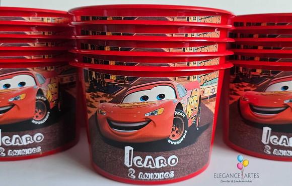 Balde de Pipoca Carros