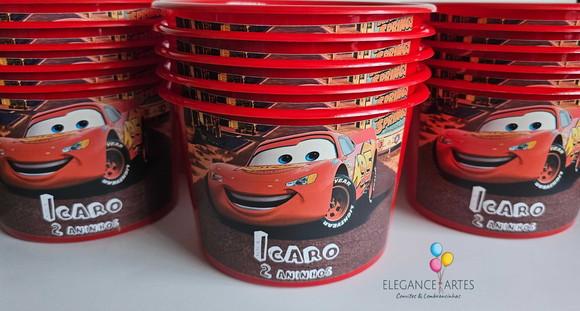 Balde de Pipoca Carros