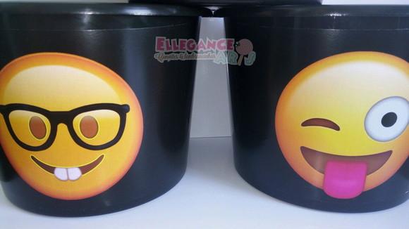 Balde de Pipoca Emojis