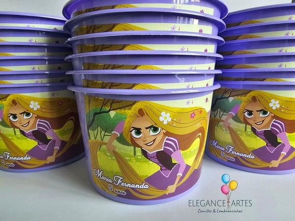 Balde de Pipoca Enrolados Rapunzel