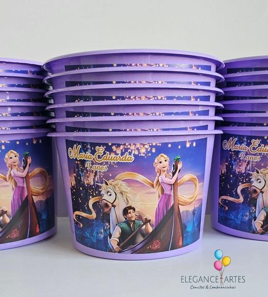Balde de Pipoca Enrolados Rapunzel