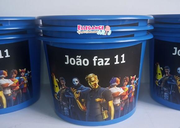Balde de Pipoca Fortnite