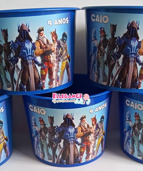 Balde de Pipoca Fortnite