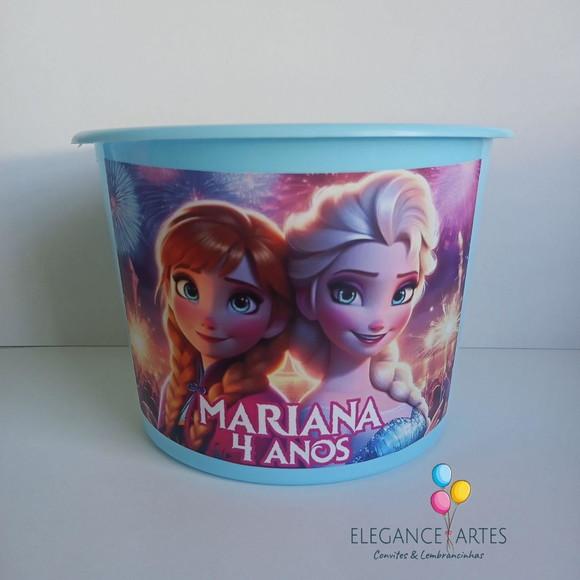Balde de Pipoca Frozen