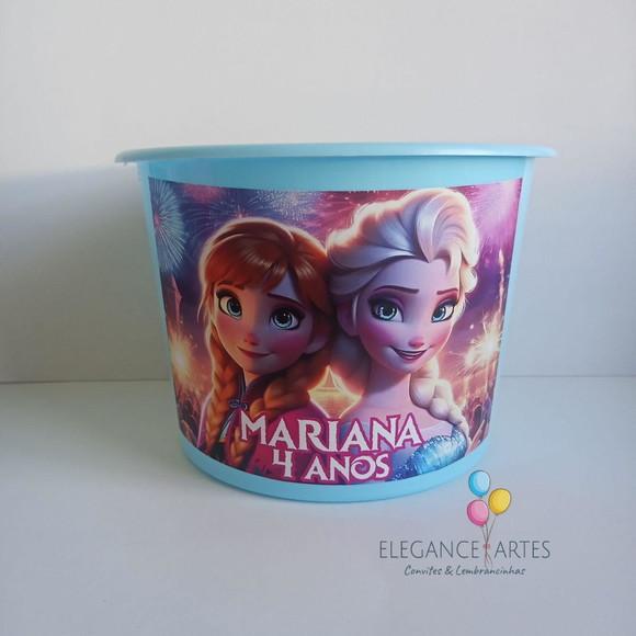 Balde de Pipoca Frozen