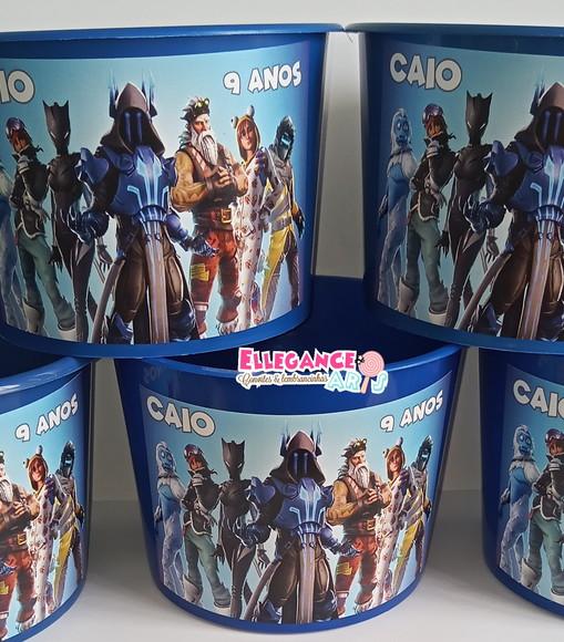 Balde de Pipoca Fortnite