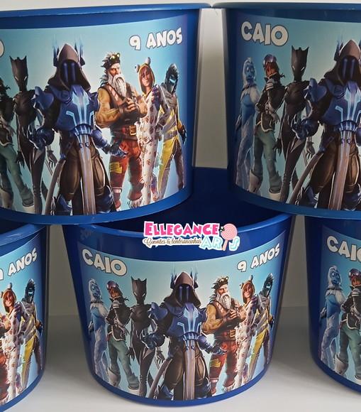 Balde de Pipoca Fortnite