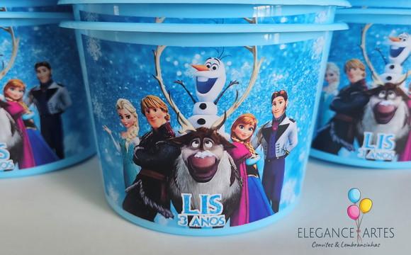 Balde de Pipoca Frozen