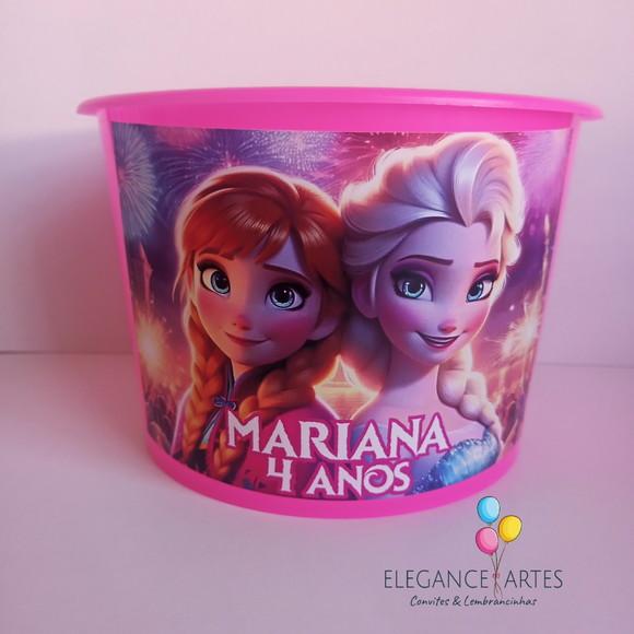 Balde de Pipoca Frozen