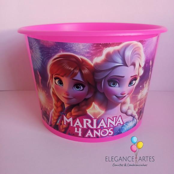 Balde de Pipoca Frozen