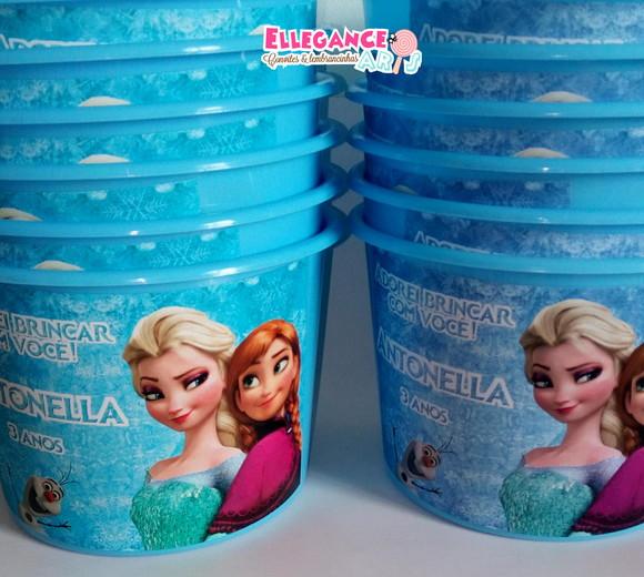 Balde de Pipoca Frozen
