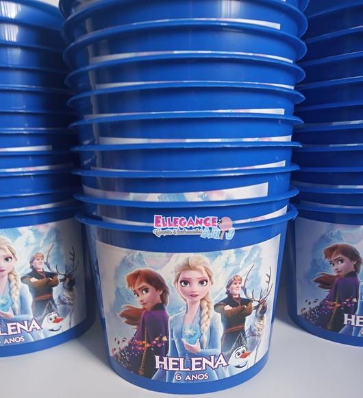 Balde de Pipoca Frozen 2