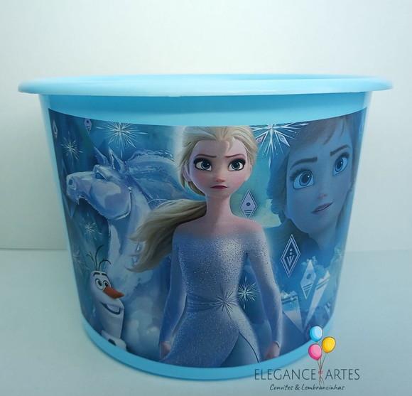 Balde de Pipoca Frozen