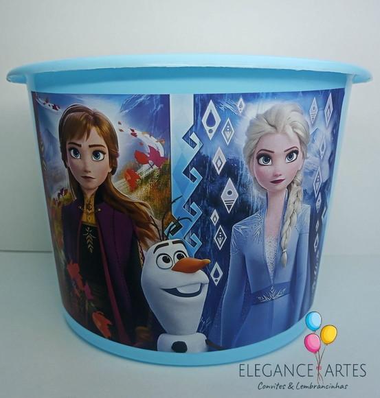 Balde de Pipoca Frozen 2