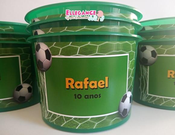 Balde de Pipoca Futebol