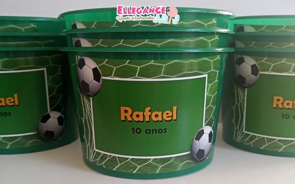 Balde de Pipoca Futebol