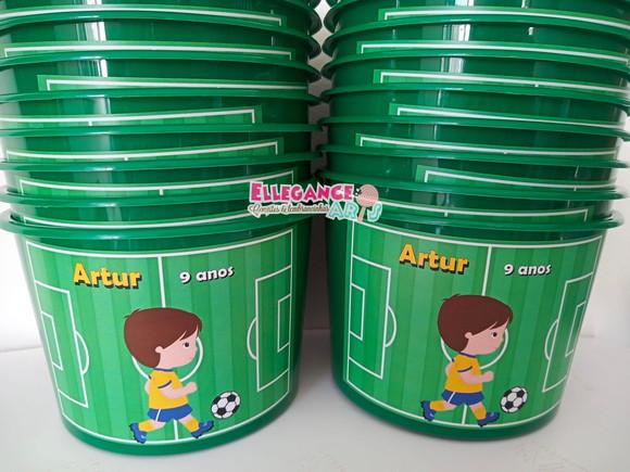 Balde de Pipoca Futebol