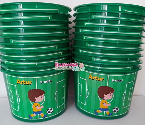 Balde de Pipoca Futebol
