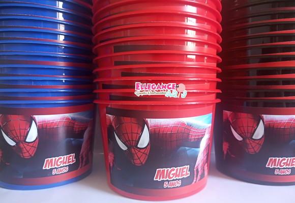 Balde de Pipoca Homem Aranha
