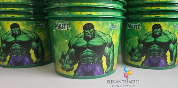 Balde de Pipoca Hulk