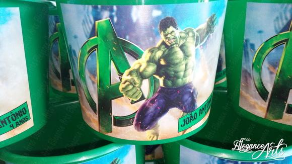 Balde de Pipoca Hulk