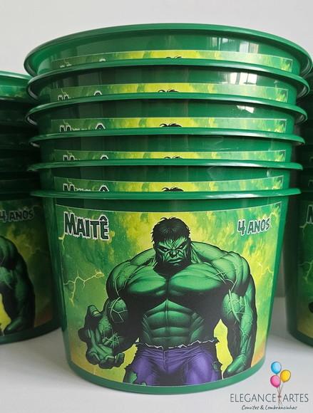 Balde de Pipoca Hulk