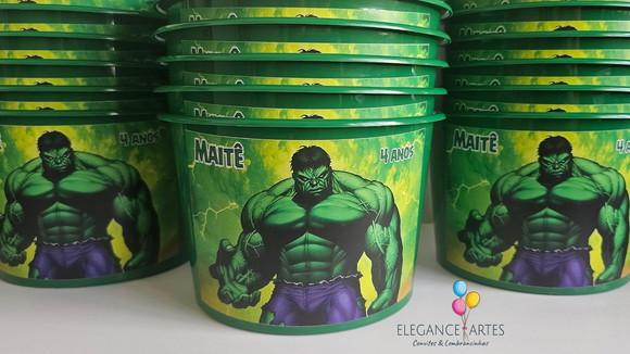 Balde de Pipoca Hulk