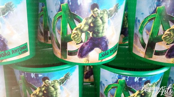 Balde de Pipoca Hulk
