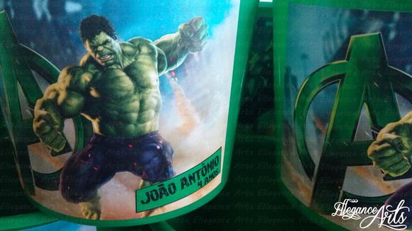 Balde de Pipoca Hulk