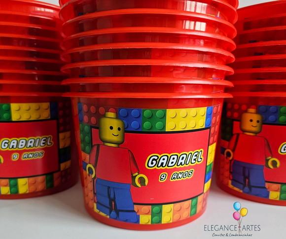 Balde de Pipoca Lego