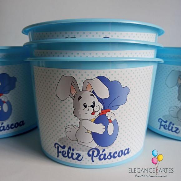 Balde de Pipoca Lembrancinha de Páscoa