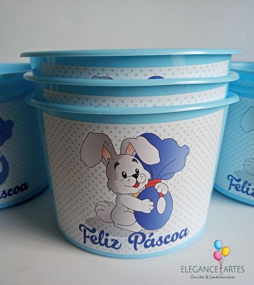 Balde de Pipoca Lembrancinha de Páscoa